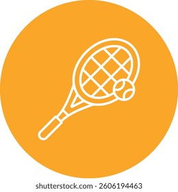 Tennis vector icon. Can be used for printing, mobile and web applications.