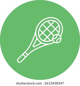 Tennis vector icon. Can be used for printing, mobile and web applications.