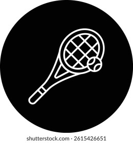 Tennis vector icon. Can be used for printing, mobile and web applications.