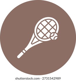 Icono de Vector de tenis. Se puede utilizar para aplicaciones de impresión, móviles y de Web.