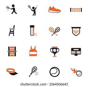 tennis vector icons for web and user interface design