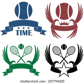Tennis. Vector Illustration