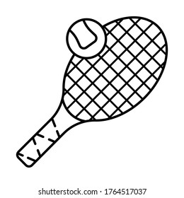 Tennis, vector illustration icon photo