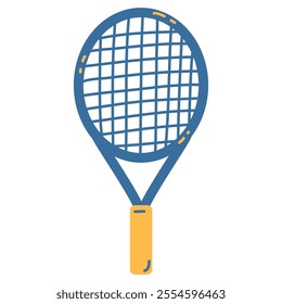 Tennis, vector illustration in trendy flat style