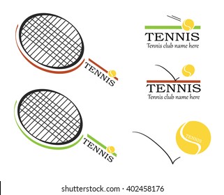 Tennis vector, tennis logos, tennis racket, tennis ball, tennis club