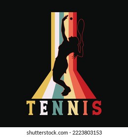 Tennis Vintage Playing Woman Girl Gift svg png cricut cutting files