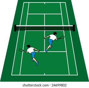 Tennis volley