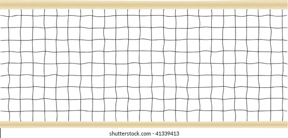 Tennis or Volleyball Net Vector illustration.  PATTERN IS DESIGNED TO BE REPEATED HORIZONTALLY