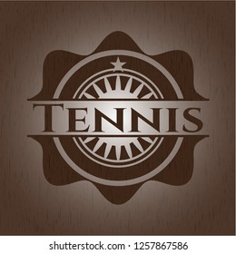 Tennis wooden signboards