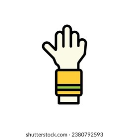 Tennis Wristband Icon Vector Illustration