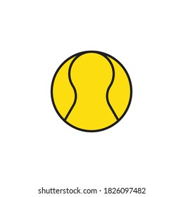 tennisball vector template icon illustration design