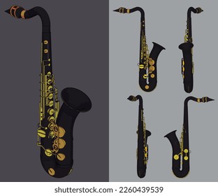 tenor saxophone wind musical instrument