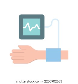 Tensiometer Icon vector image. Suitable for mobile apps, web apps and print media.