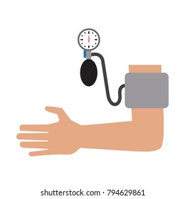 Tensiometer on arm