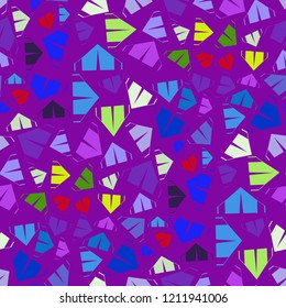 Tent amazing background multicolored geometric pattern seamless.