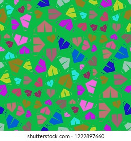 Tent amazing background multicolored geometric pattern seamless.