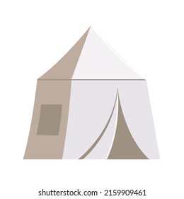 tent arabic icon isolated vector