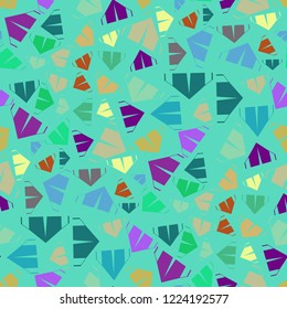 Tent beautiful background multicolor geometric pattern seamless.