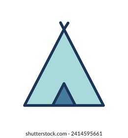 Tent, Camp Icon Vector Design Template