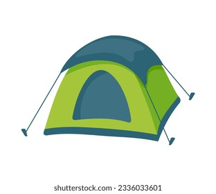 Tent camping icon. Marquee tents for living in the forest Family vacation activities