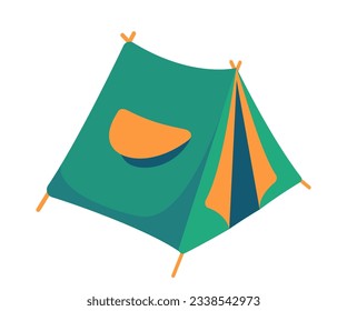 Tent camping icon. Marquee tents for living in the forest Family vacation activities