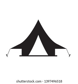 tent camping icon- vector illustration