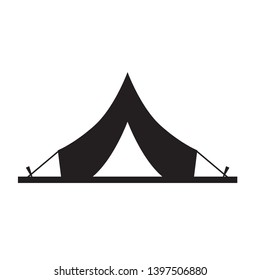 tent camping icon- vector illustration