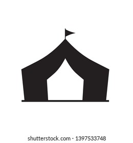 tent camping icon- vector illustration