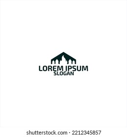 Zelt Camping Logo Vektor, Camping und Outdoor Adventure Logo.