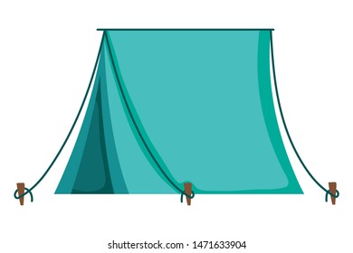 Tent and camping vector design