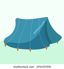 tent for camping. Vector illustration