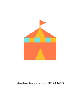 Tent, circus icon. Simple color vector elements of cultural activities icons for ui and ux, website or mobile application