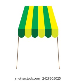 Diseño de tienda, diseño vectorial de dosel y símbolo de tienda. Conjunto de dosel y cubierta ilustración vectorial de stock.7891