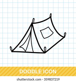 tent doodle