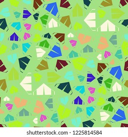 Tent elegant background multicolored geometric pattern seamless.
