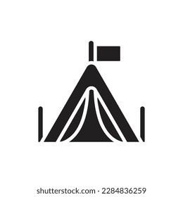 Ilustración de vectores de iconos llenos de carpas