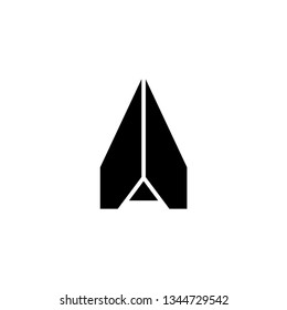 tent glyph icon