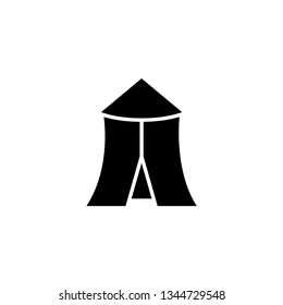 tent glyph icon