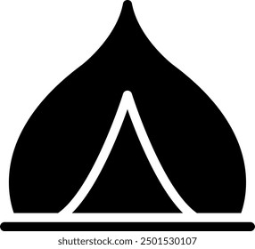 Zeltsymbol, Symbolgrafik, Vektor