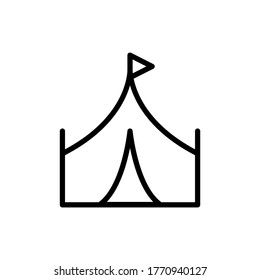 Carpa, ícono hippy. Línea simple, contorno de elementos vectoriales de iconos de niños de flores para ui y ux, sitio web o aplicación móvil