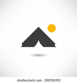 Tent icon