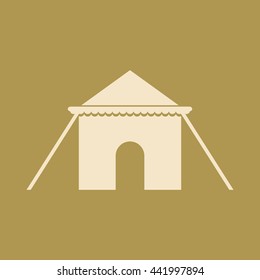 Tent Icon. 