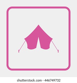 Tent icon.