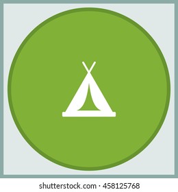 Tent icon.