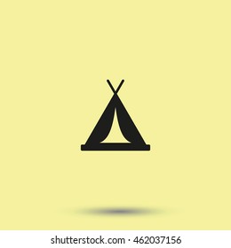 Tent icon.