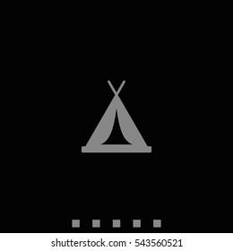 Tent icon.