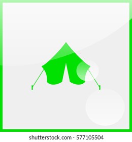 Tent icon.
