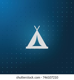 Tent icon.