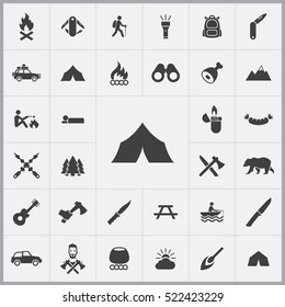 tent icon. camping icons universal set for web and mobile