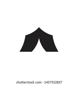 Tent icon. Camping tent icon in isolated background